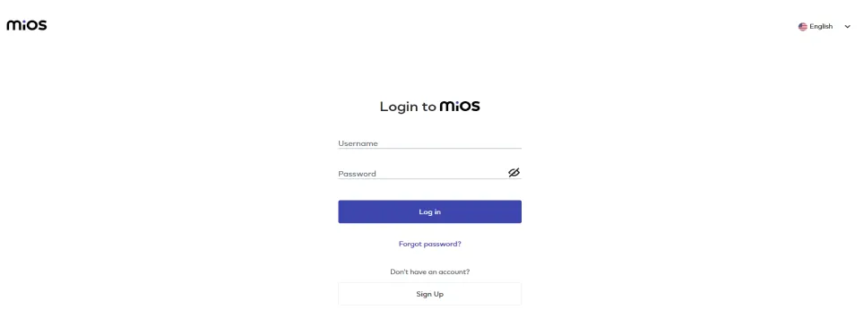 Login to MiOS