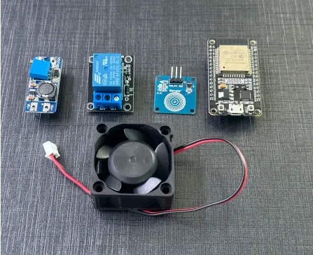 Fan Control using Touch Sensor