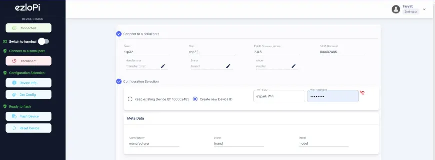 MQ4 Sensor Device Status