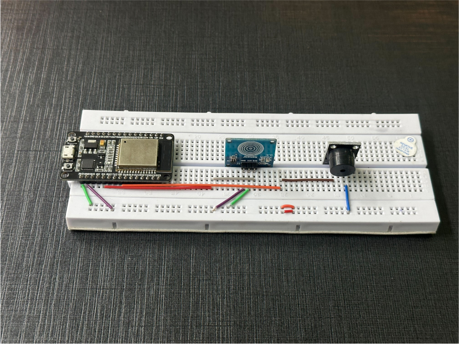 Touch sensor Digital Module With Buzzer BreadBoard