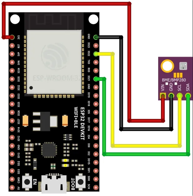 BMP280 Pressure Sensor Tutorial & Kit | BMP280 ESP32