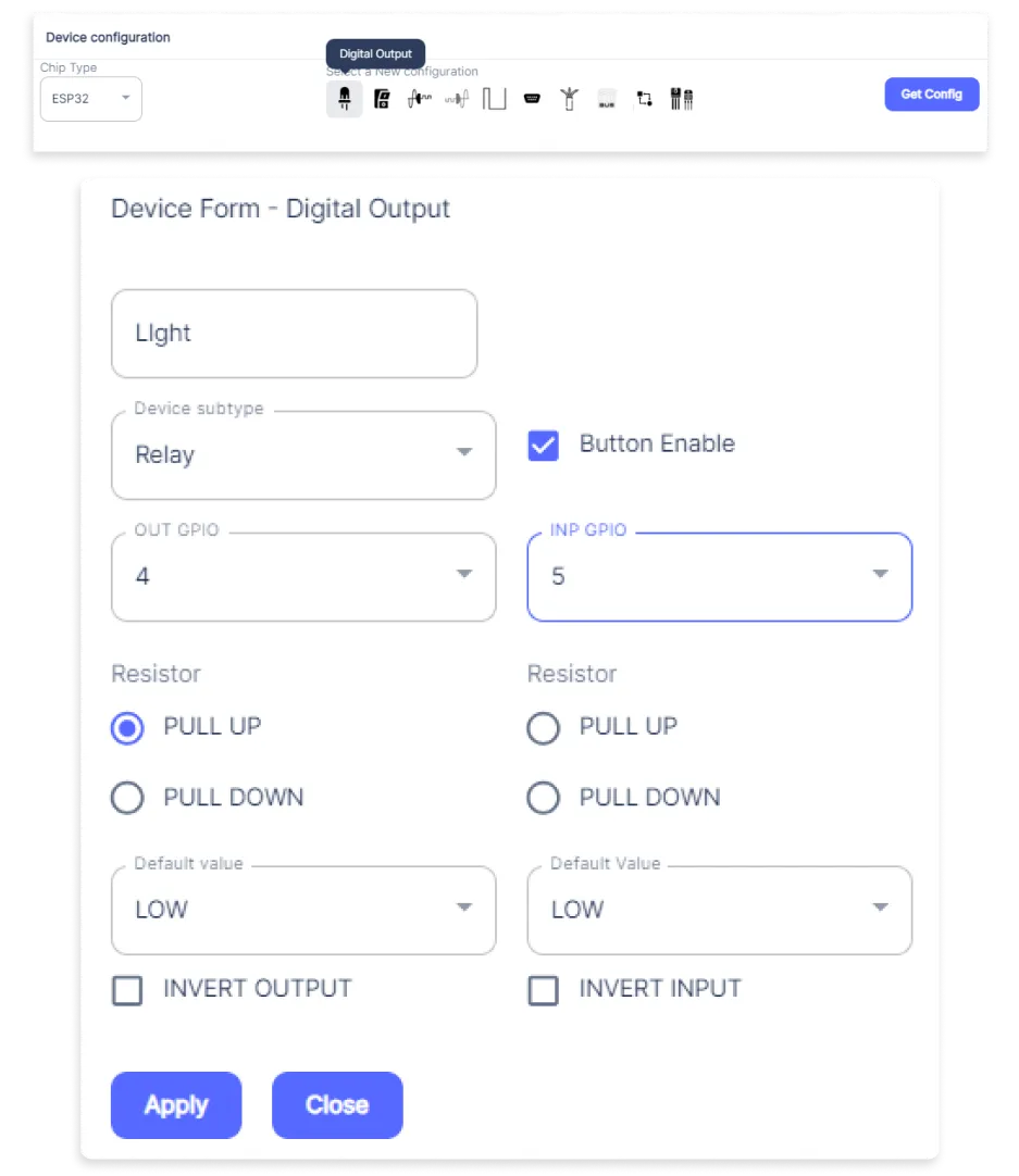 Device Configuration