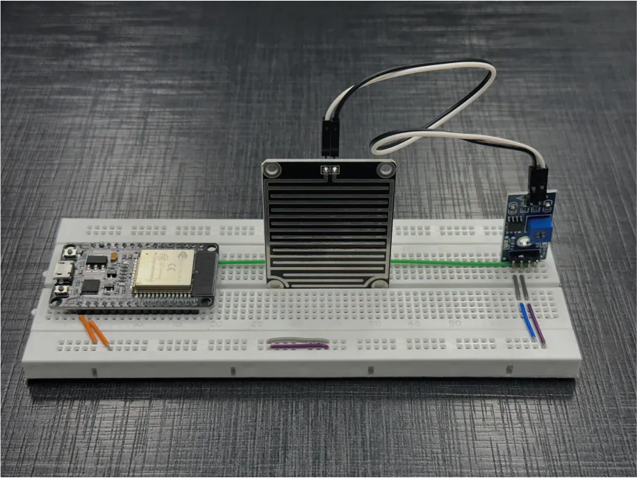 Rain Sensor Circuit Setup