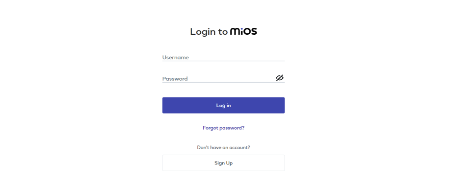 Login To MiOS