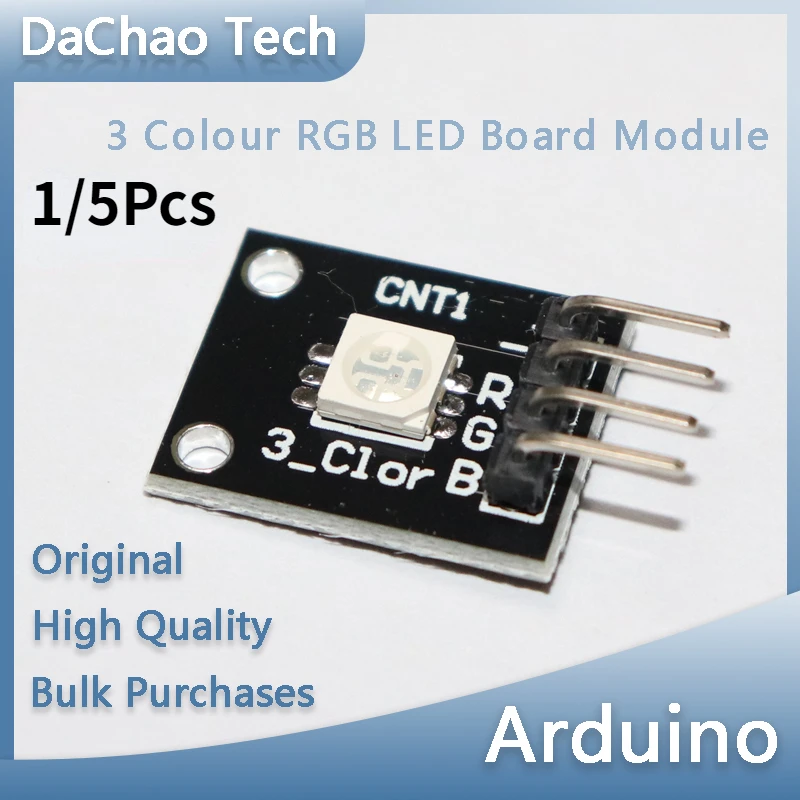 1/5Pcs KY-009 3 Colour RGB SMD LED Board Module | EzloPi