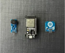 Trigger buzzer state using TTP223B touch sensor