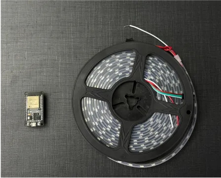 Addressable LED speed control of effect