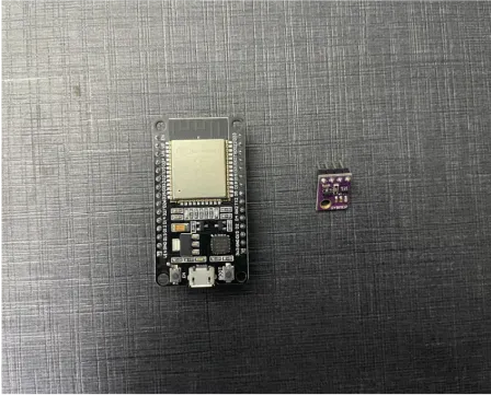 Atmospheric pressure measurement using BME280 sensor