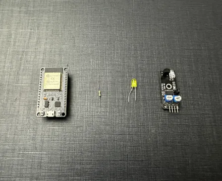 Darkness detection using KY-33 line sensor