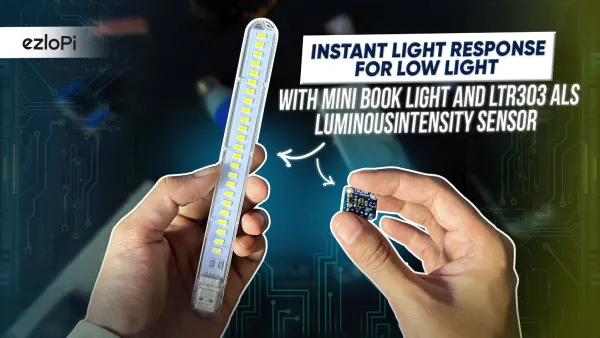 Automatic illumination using portable lamp - EzloPi