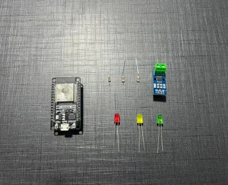 Visual current monitoring using LEDs